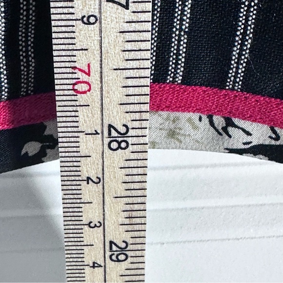 Vtg Koos of Course Blazer Linen Blend Black Reversible to Red Stunning Sz Large - Picture 7 of 10